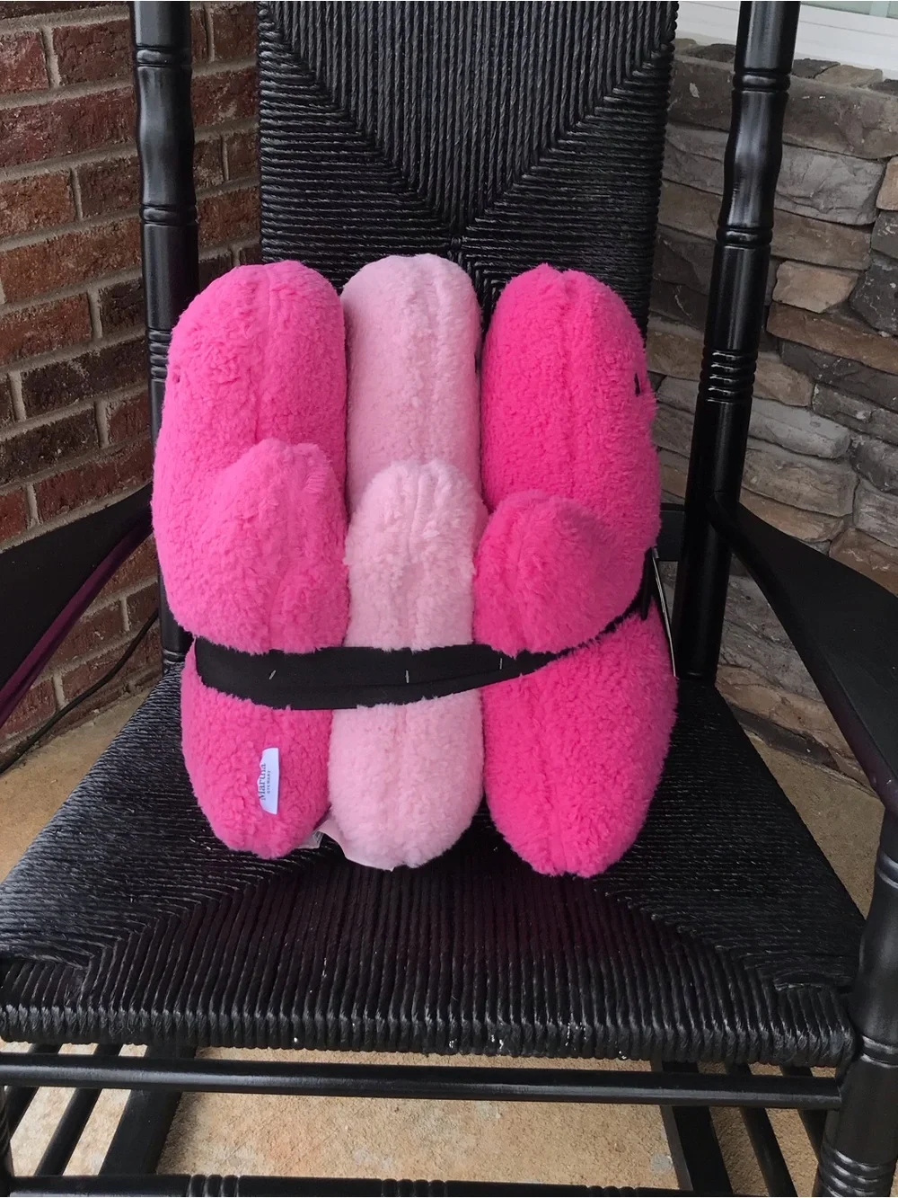 Martha Stewart Pink Ghosts Pillows Halloween 3 Pack Large NEW